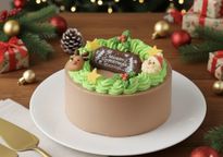 【美味宣言】残り4個/40 生チョコ クリスマスリースセンイルケーキ 4号 12cm 1