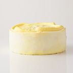 【美味宣言】名前付き選べるアイシングクッキー 生クリーム絞り飾り センイルケーキ（黄） クリームカラーは5色から選べます 4号 3