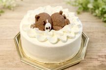 lovelyベアー純生苺ショート 選べるアイシングクッキーケーキ 6号 選んで楽しい！！  ギフトに最適  バレンタイン2026 2