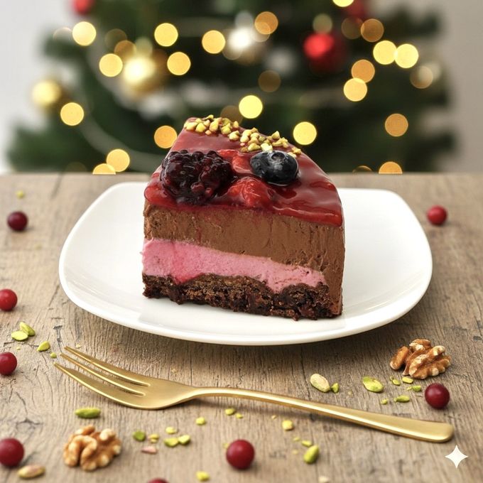 残り2台  12／16現在】(卵、乳、小麦不使用 ヴィーガンスイーツ ボタニカルベリーショコラ  【限定50台】白砂糖不使用 グルテンフリー《ヴィーガンケーキ》《無添加》《アレルギー配慮》 4