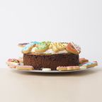 とろけるクラシックショコラ 似顔絵ケーキ アイシングクッキーケーキ イラストケーキ 5号 ギフトに最適 3