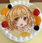 イラスト生クリームデコレーションケーキ 7号 21cm 6