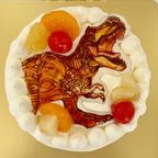 イラスト生クリームデコレーションケーキ 4号 12cm 6