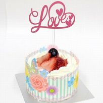 Love デコレーションケーキ 3号（直径約9cm）バレンタイン・ホワイトデー・アニバーサリー 4種類のケーキからお選びください お試し価格品 