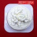 バラの生クリームバースデーケーキ 4号 北海道生クリーム お1人様からお2人様用  宅配 いたします 3種類のケーキからお選びください  バレンタイン2026 1