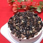 新：生チョコたっぷりショコラデコレーション５号 バースデーケーキ ベルギー産チョコ北海道生クリーム100% キャンドル小1袋付き 4種類のピックから選択できます 2