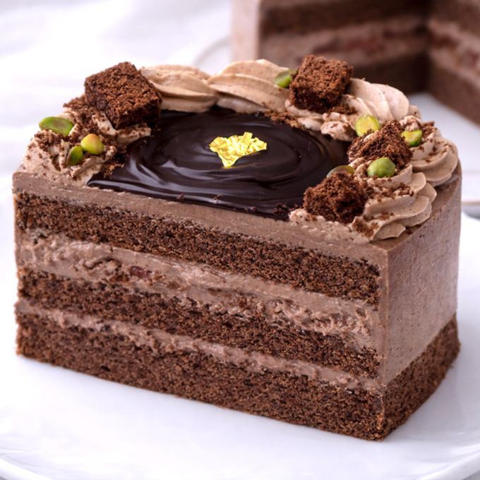 NEW チョコレートケーキ 6号 半解凍でとろける （室温で半解凍していただくと、外はふんわり、中はひんやりとした食感をお楽しみいただけます）ベルギー産チョコレート #ふわひん純生ショコラ 2