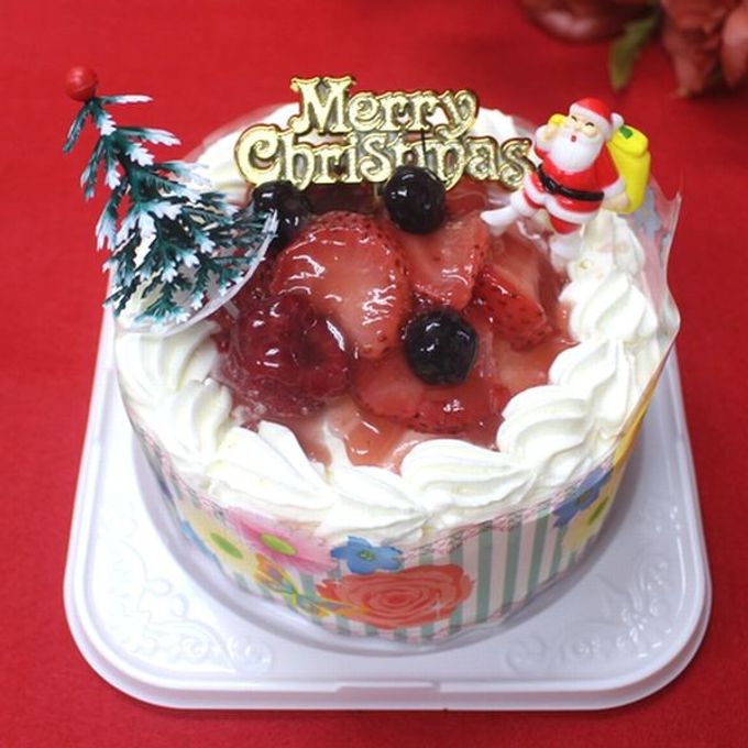 生クリーム苺デコ5号/苺サンド クリスマス2025 1