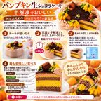 NEW おばけのパンプキン生ショコラ 3号｜室温で半解凍、外はふんわり、中はひんやりとした新食感ハロウィン限定 かぼちゃ×濃厚チョコレートケーキ ハロウィン2026 2