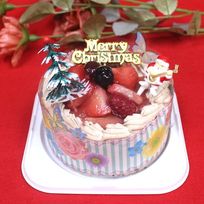 チョコ生クリーム苺デコ4号/苺サンド  クリスマス