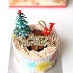 北海道生クリーム・小麦粉・バター ショコラデコ3号/生チョコ飾り/ベルギー産チョコ クリスマス 1