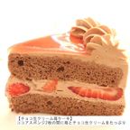 新作：苺たっぷりデコレーションケーキ５号 3種類のケーキからお選びください（バースデーオーナメント＋キャンドル付き）北海道の生クリーム・小麦粉・バター100％使用 お急ぎ便対応 6