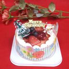 北海道生クリーム・小麦粉・バター 生クリーム苺デコ4号/苺サンド クリスマス2025 1