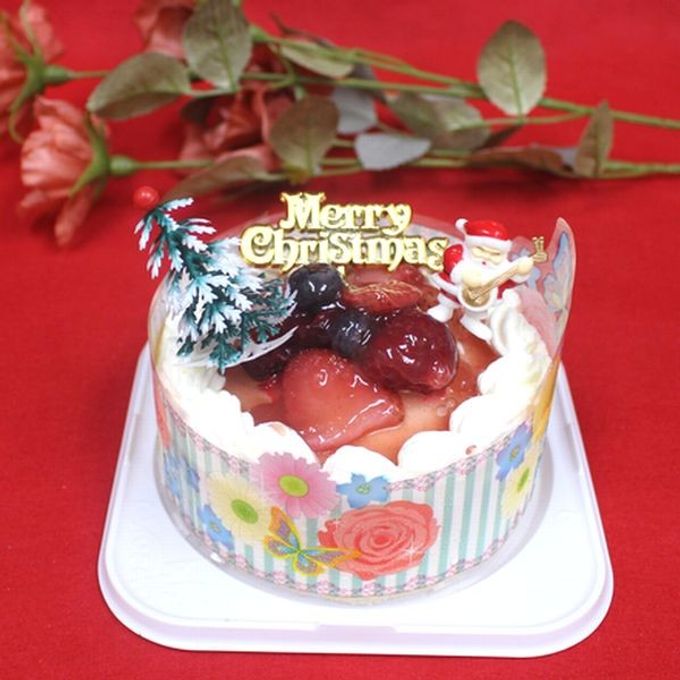  北海道生クリーム・小麦粉・バター 生クリーム苺デコ4号/苺サンド クリスマス2025 1