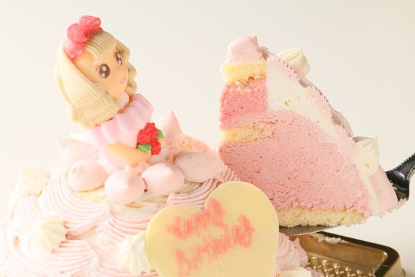 プリンセスケーキ苺のアイスケーキ 5号 15cm 3