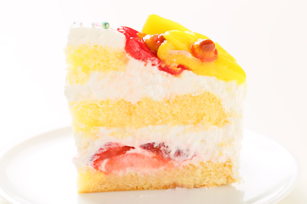 デコもり。Happy 1st birthdaycake 豆乳クリーム 3号 9cm 4