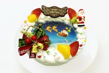 クリスマスフォトケーキ18cm 6号 クリスマス2024 2