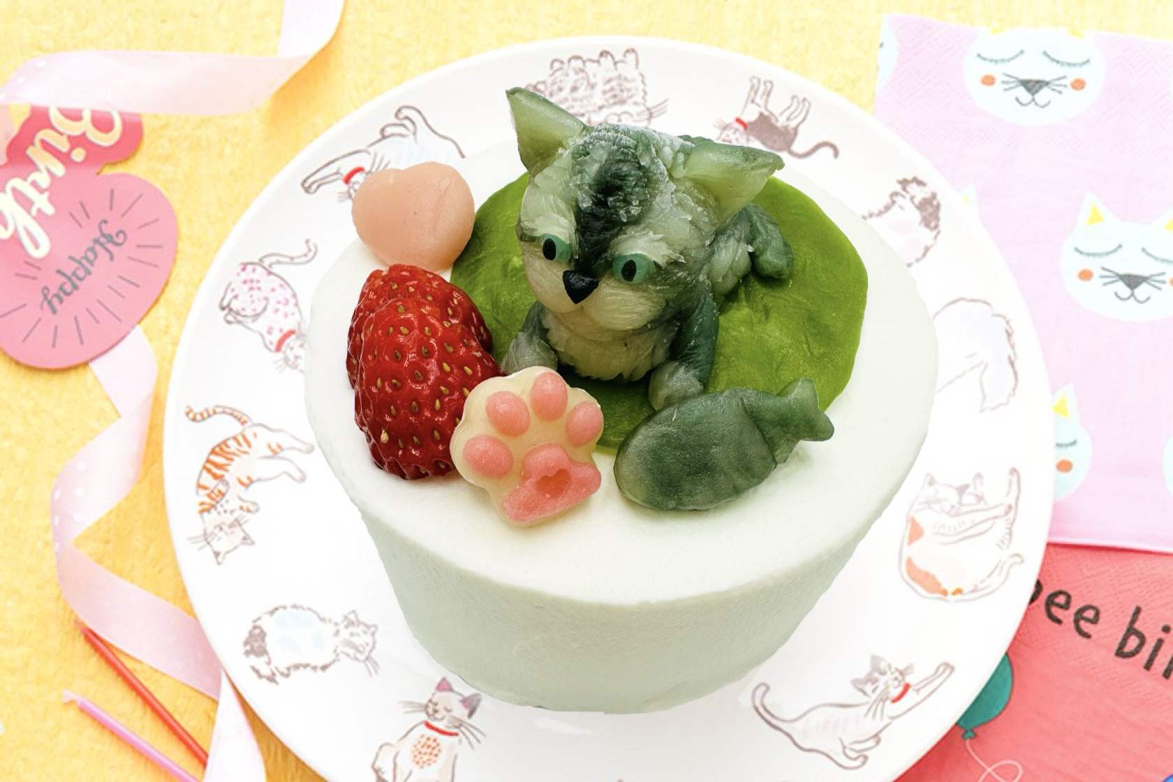 にゃんにゃんにゃんこ12ヶ月デザート BIGぬいぐるみ まっ茶にゃんこケーキ にゃんにゃんにゃんこ12ヶ月デザート BIGぬいぐるみ まっ茶にゃんこ