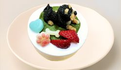 お写真から食べられるマスコットに！わんこマスコットケーキ3号 9cm  7