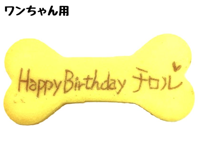 わんちゃん用EWP対応 室内犬用 デコ盛りワンコ Number Birthday cake 3号 9cm 6
