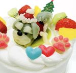 お写真から食べられるマスコットに！クリスマスわんこマスコットケーキ 4号 12cm クリスマス2024 5