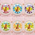 選べる6色のカラフルクリーム！わんこ・にゃんこフォトケーキ 3号 9cm 1