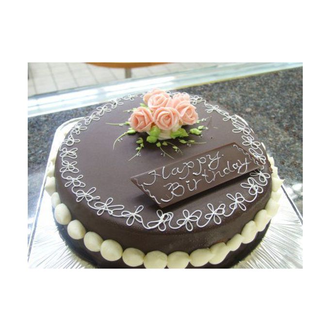 昔懐かしいチョコレートデコレーションケーキ 19cm 1
