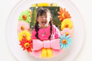 デコもり。フォトケーキ チョコ生クリーム 6号 18cm