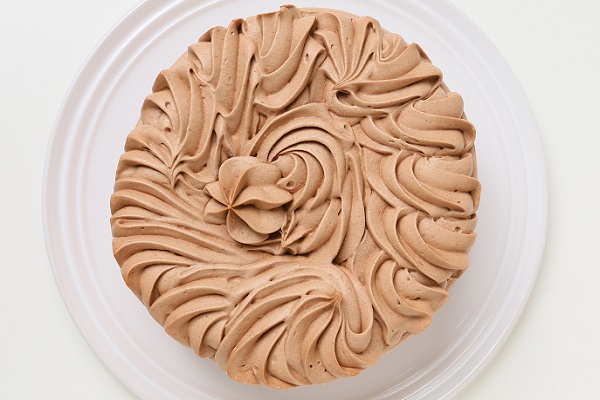 乳製品・小麦粉除去可能 チョコクリームデコレーションケーキ 6号 18cm 2