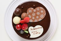 バレンタイン2020 トリュフチョコケーキ 4号 12cm 2