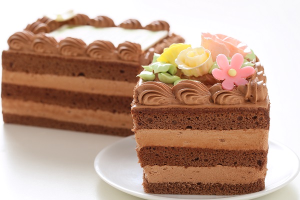 感謝状（メッセージ）生チョコケーキ  約18cmx約7.5cm 高さ約7cm  母の日2024 4