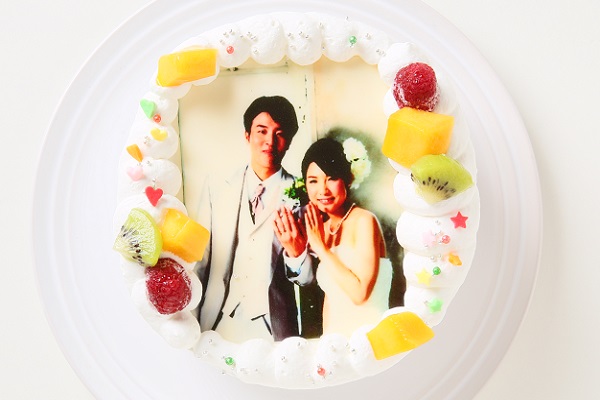 写真ケーキ 生クリーム 7号 21cm