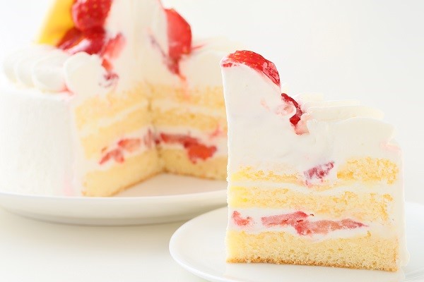 みんな大好き！！生クリーム苺デコレーションケーキ 4号 12cm 5