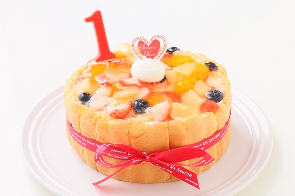 ファーストバースデーケーキ ヨーグルト 5号 15cm