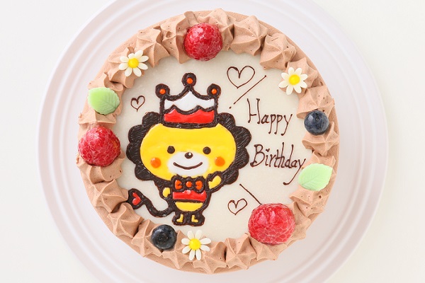 キャラクターケーキ チョコ生クリーム 4号 12cm