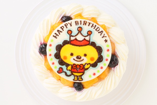 ショートケーキ イラスト 4号 12cm