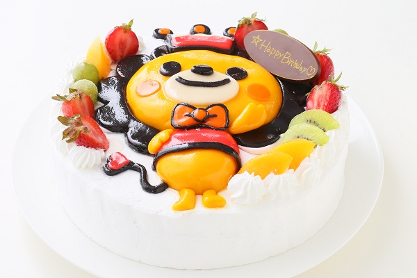 土台あり 立体キャラクターケーキ 生クリーム 8号 24cm