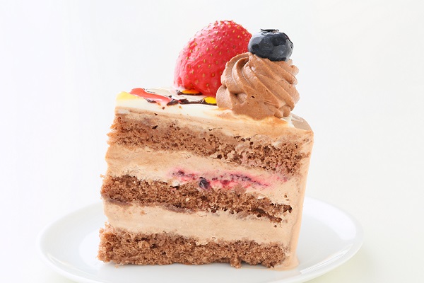 純生チョコケーキ苺ショート イラストケーキ 4号 12cm ギフトに最適 4
