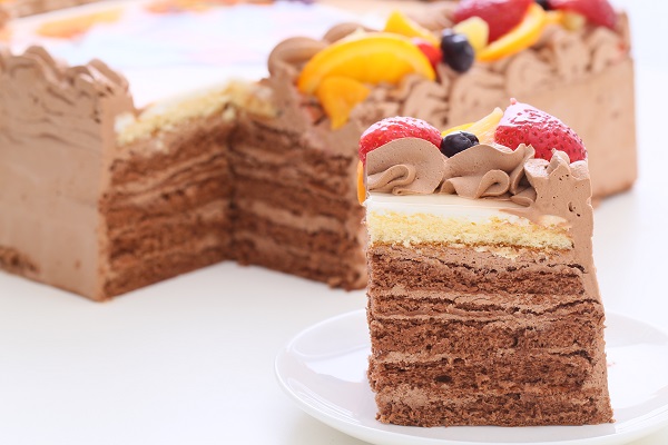 【70名～100名様前後向け】写真ケーキ チョコクリーム 特大 37cm×57cm 5