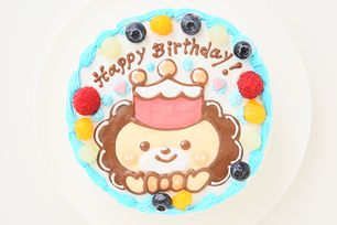 1日2台限定 カラーが選べるイラストケーキ キャラクター1体のみ 5号 15cm