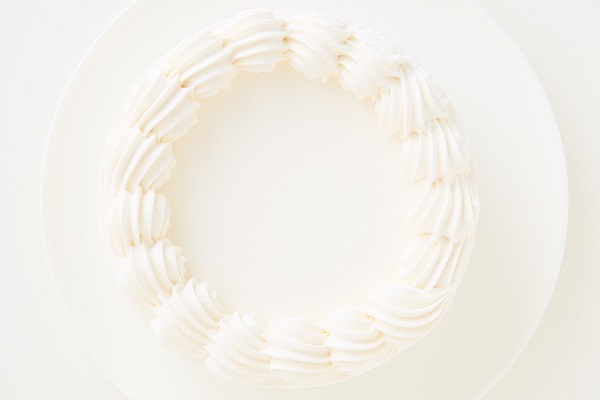 グルテンフリー対応 卵・乳製品・小麦粉不使用 クリーム ホールケーキ 5号 15cm 母の日2024 5