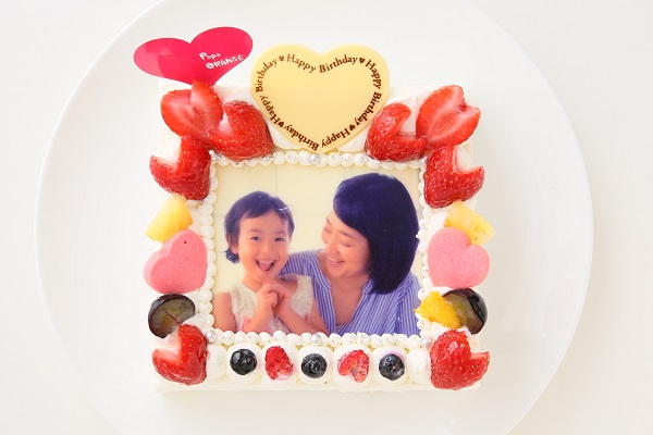 フォトケーキ  （6号サイズ16cm×16cm）