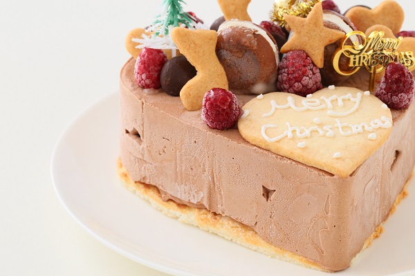 【早着割】チョコアイスクリームのデコレーションケーキ 4号 12cm  10