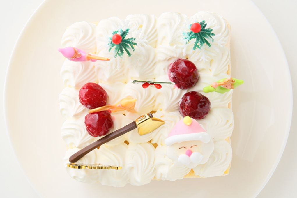 クリスマスケーキ2022 ホワイトクリスマス 12cm×12cm 4