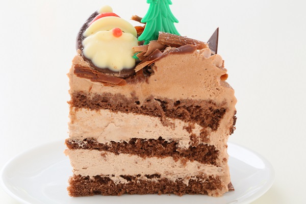 クリスマス2023 クリスマス☆チョコ生クリームデコレーションケーキ 4号 12cm 4