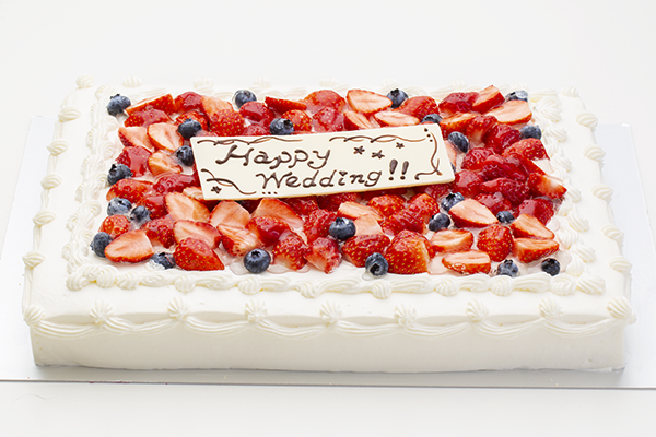 イチゴたっぷりパーティデコレーションケーキ 30×30cm （Cake.jp ORIGINAL） | Cake.jp