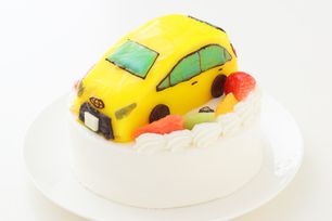 乗り物立体ケーキ 5号 15cm