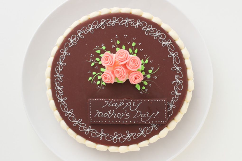 昔懐かしいチョコレートデコレーションケーキ 6号 18cm 母の日2024 3