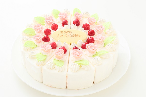 生クリームケーキ 12カット（カット済み） 7号 21cm