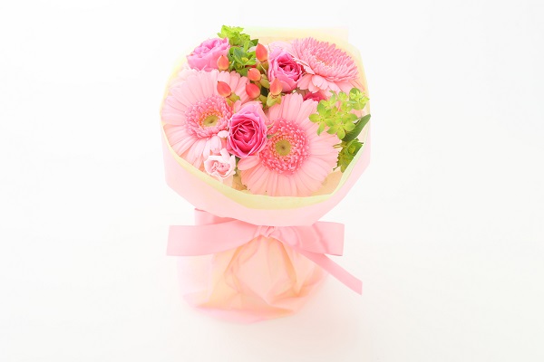 マジカルブーケ S ピンク・ラッピングを解かずにそのまま飾れる不思議な花束・誕生日などお祝いに 1